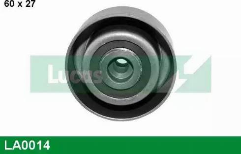 Lucas Engine Drive LA0014 - Pulley, v-ribbed belt autospares.lv