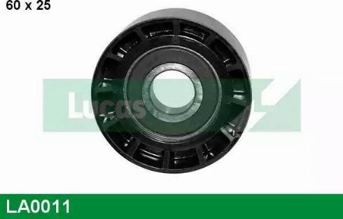 Lucas Engine Drive LA0011 - Pulley, v-ribbed belt autospares.lv