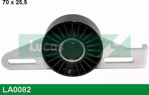 Lucas Engine Drive LA0082 - Pulley, v-ribbed belt autospares.lv