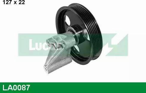 Lucas Engine Drive LA0087 - Pulley, v-ribbed belt autospares.lv