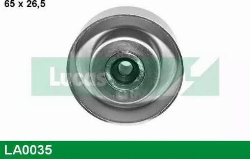 Lucas Engine Drive LA0035 - Pulley, v-ribbed belt autospares.lv