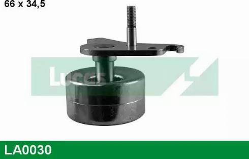 Lucas Engine Drive LA0030 - Pulley, v-ribbed belt autospares.lv