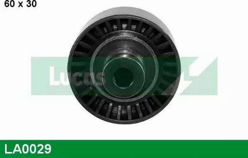 Lucas Engine Drive LA0029 - Pulley, v-ribbed belt autospares.lv