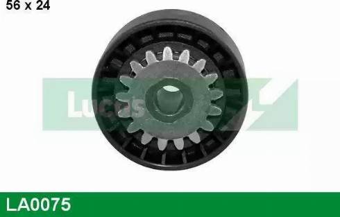 Lucas Engine Drive LA0075 - Pulley, v-ribbed belt autospares.lv