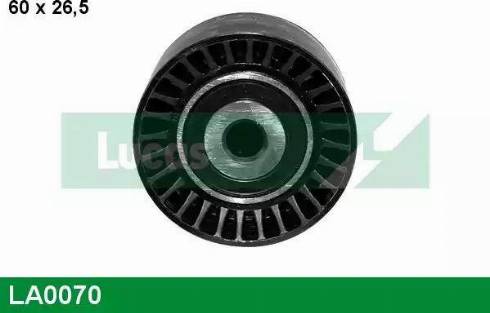 Lucas Engine Drive LA0070 - Pulley, v-ribbed belt autospares.lv