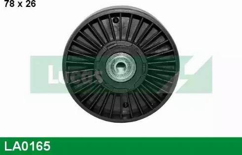 Lucas Engine Drive LA0165 - Pulley, v-ribbed belt autospares.lv