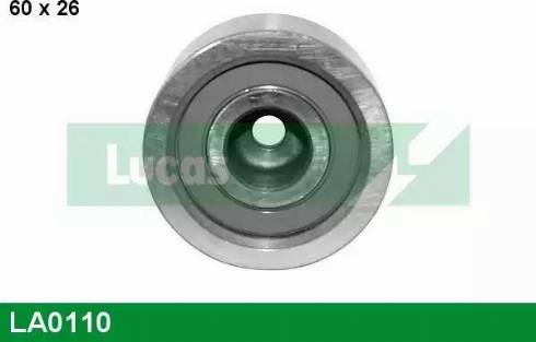 Lucas Engine Drive LA0110 - Pulley, v-ribbed belt autospares.lv