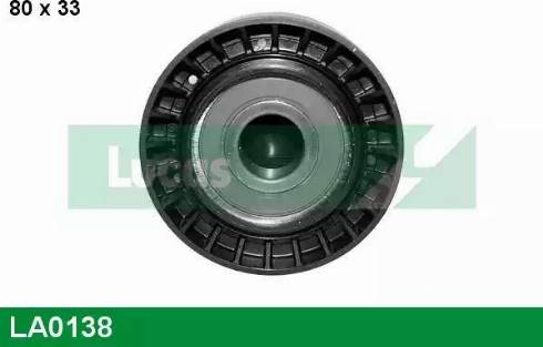 Lucas Engine Drive LA0138 - Pulley, v-ribbed belt autospares.lv