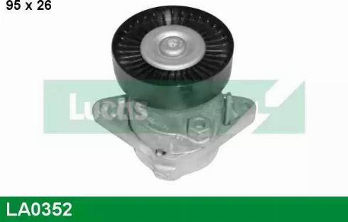 Lucas Engine Drive LA0352 - Belt Tensioner, v-ribbed belt autospares.lv