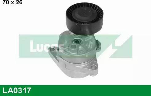 Lucas Engine Drive LA0317 - Belt Tensioner, v-ribbed belt autospares.lv