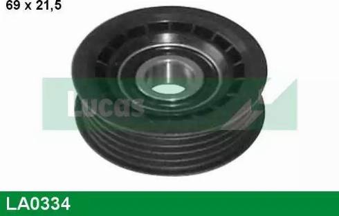 Lucas Engine Drive LA0334 - Pulley, v-ribbed belt autospares.lv