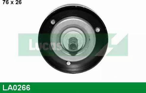 Lucas Engine Drive LA0266 - Pulley, v-ribbed belt autospares.lv