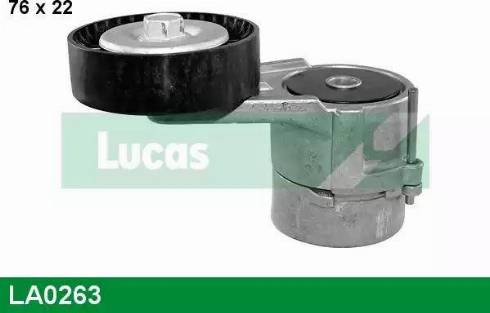 Lucas Engine Drive LA0263 - Belt Tensioner, v-ribbed belt autospares.lv