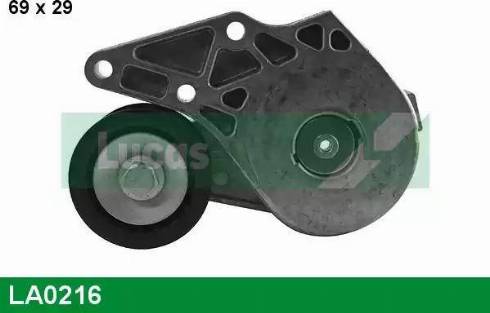 Lucas Engine Drive LA0216 - Belt Tensioner, v-ribbed belt autospares.lv