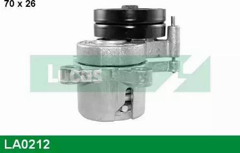 Lucas Engine Drive LA0212 - Belt Tensioner, v-ribbed belt autospares.lv