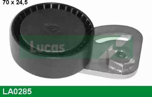 Lucas Engine Drive LA0285 - Pulley, v-ribbed belt autospares.lv