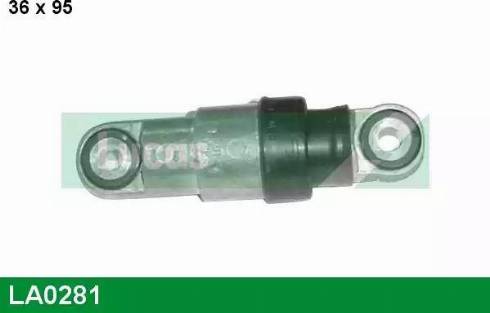 Lucas Engine Drive LA0281 - Vibration Damper, v-ribbed belt autospares.lv