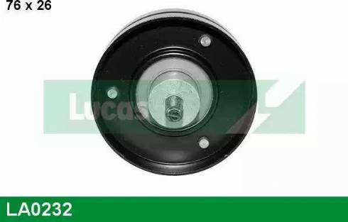 Lucas Engine Drive LA0232 - Pulley, v-ribbed belt autospares.lv