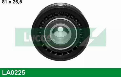 Lucas Engine Drive LA0225 - Pulley, v-ribbed belt autospares.lv