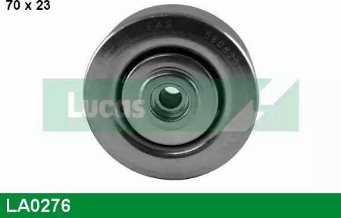 Lucas Engine Drive LA0276 - Pulley, v-ribbed belt autospares.lv