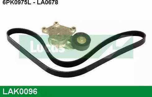 Lucas Engine Drive LAK0096 - V-Ribbed Belt Set autospares.lv