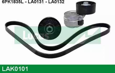 Lucas Engine Drive LAK0101 - V-Ribbed Belt Set autospares.lv