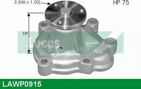 Lucas Engine Drive LAWP0915 - Water Pump autospares.lv