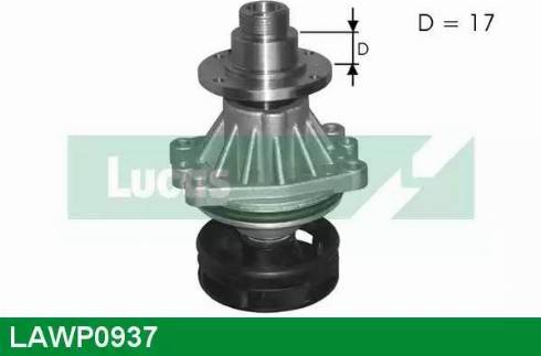 Lucas Engine Drive LAWP0937 - Water Pump autospares.lv