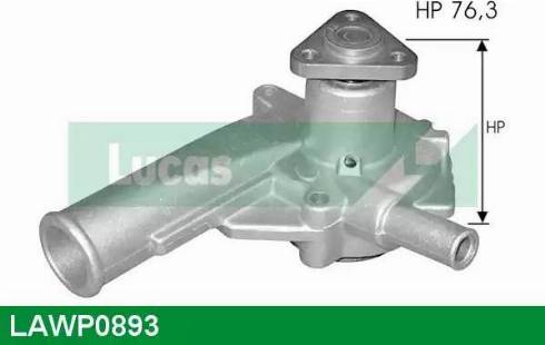 Lucas Engine Drive LAWP0893 - Water Pump autospares.lv