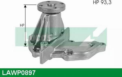 Lucas Engine Drive LAWP0897 - Water Pump autospares.lv