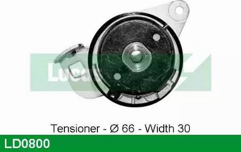 Lucas Engine Drive LD0800 - Tensioner Pulley, timing belt autospares.lv