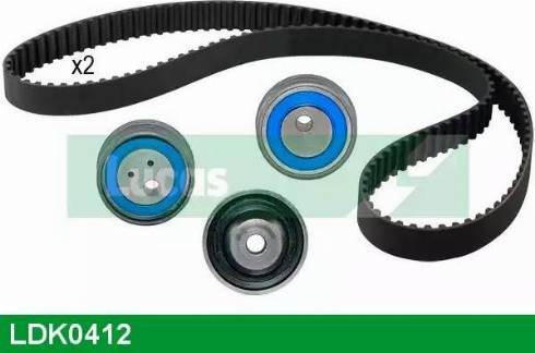 Lucas Engine Drive LDK0412 - Timing Belt Set autospares.lv