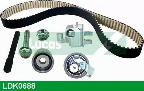 Lucas Engine Drive LDK0688 - Timing Belt Set autospares.lv