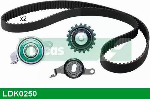 Lucas Engine Drive LDK0250 - Timing Belt Set autospares.lv