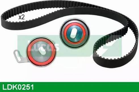 Lucas Engine Drive LDK0251 - Timing Belt Set autospares.lv