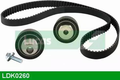 Lucas Engine Drive LDK0260 - Timing Belt Set autospares.lv