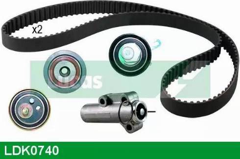 Lucas Engine Drive LDK0740 - Timing Belt Set autospares.lv