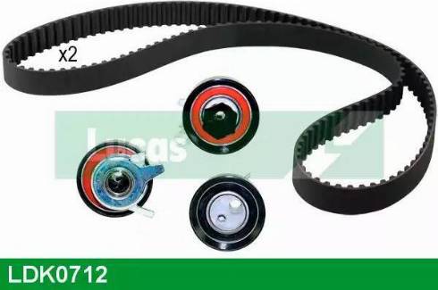 Lucas Engine Drive LDK0712 - Timing Belt Set autospares.lv