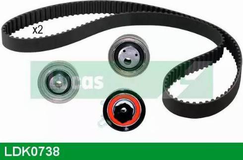 Lucas Engine Drive LDK0738 - Timing Belt Set autospares.lv