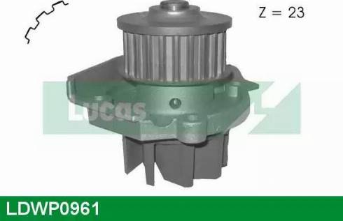 Lucas Engine Drive LDWP0961 - Water Pump autospares.lv