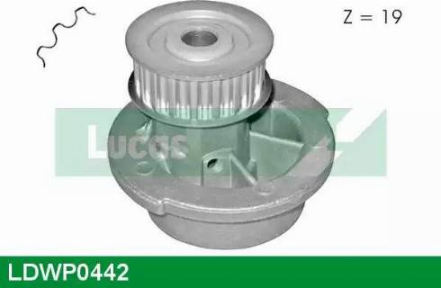 Lucas Engine Drive LDWP0442 - Water Pump autospares.lv