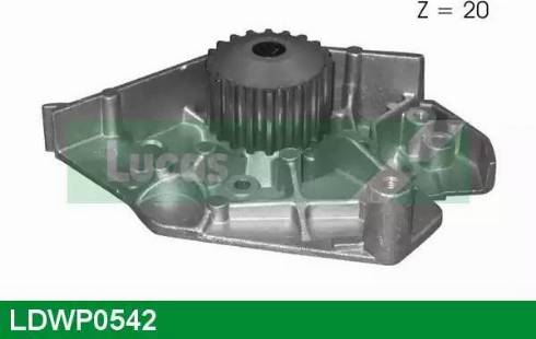 Lucas Engine Drive LDWP0542 - Water Pump autospares.lv