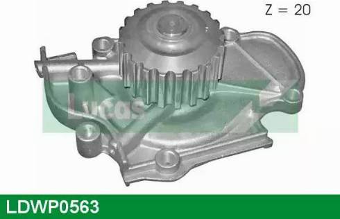 Lucas Engine Drive LDWP0563 - Water Pump autospares.lv