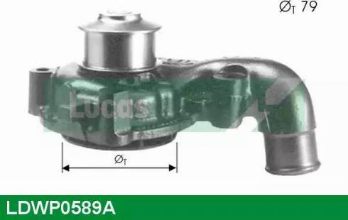 Lucas Engine Drive LDWP0589A - Water Pump autospares.lv