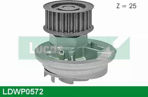 Lucas Engine Drive LDWP0572 - Water Pump autospares.lv