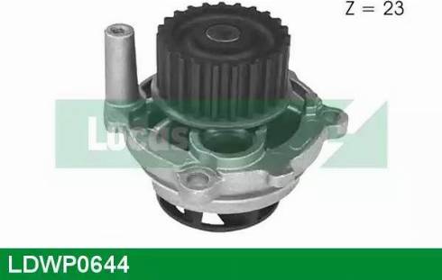 Lucas Engine Drive LDWP0644 - Water Pump autospares.lv