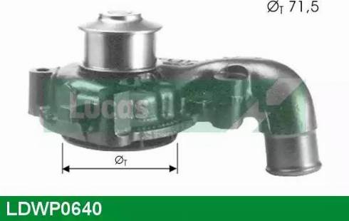 Lucas Engine Drive LDWP0640 - Water Pump autospares.lv