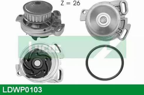 Lucas Engine Drive LDWP0103 - Water Pump autospares.lv