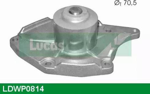 Lucas Engine Drive LDWP0814 - Water Pump autospares.lv