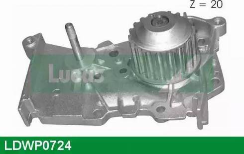 Lucas Engine Drive LDWP0724 - Water Pump autospares.lv